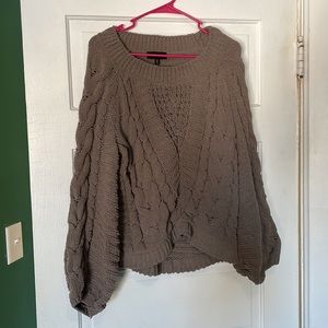 chunky knit sweater (Express, Small)